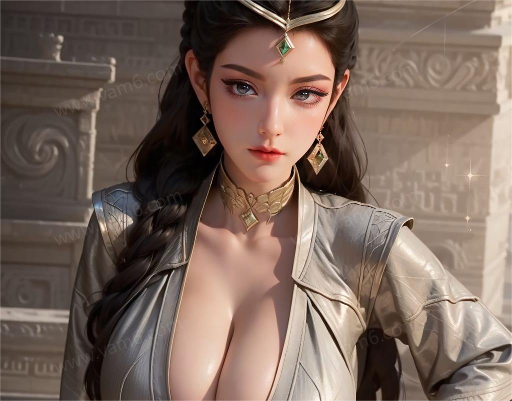 ‎AI绘图 温夫人 3 [55P 372 MB]